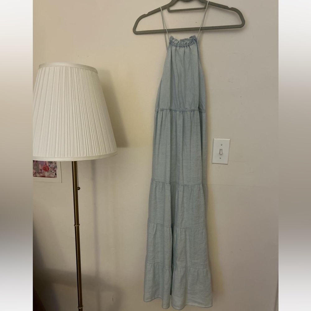 Zara Backless Tiered Dress